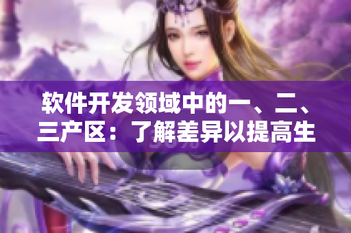 軟件開發(fā)領(lǐng)域中的一、二、三產(chǎn)區(qū)：了解差異以提高生產(chǎn)效率