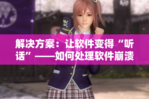 解決方案：讓軟件變得“聽話”——如何處理軟件崩潰和不穩(wěn)定問題