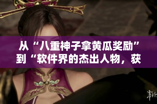 從“八重神子拿黃瓜獎勵”到“軟件界的杰出人物，獲得黃瓜獎勵”