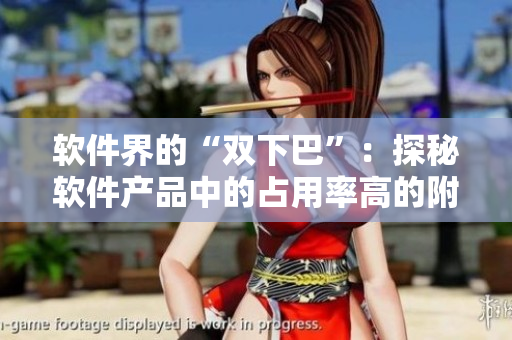 軟件界的“雙下巴”：探秘軟件產(chǎn)品中的占用率高的附加功能